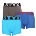 3PACK boxer bambino Styx sport elastico multicolore (3GJ96739)