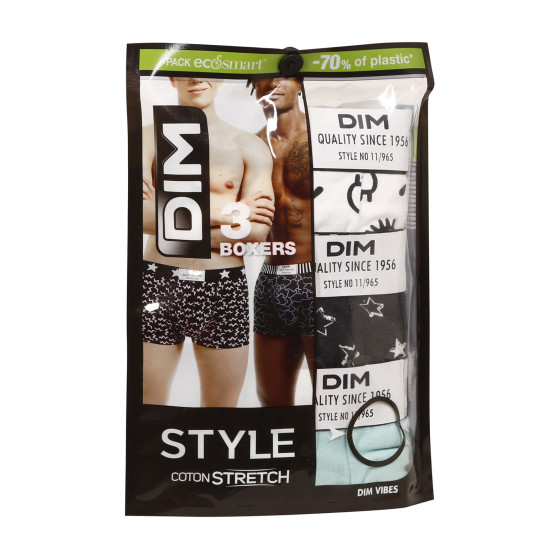 3PACK boxer uomo DIM multicolore (DI000C6D-AA6)