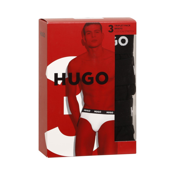 3PACK slip uomo HUGO nero (50469763 001)