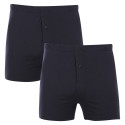 2PACK Boxer da uomo Molvy blu scuro (MP-1064/B-BBU)