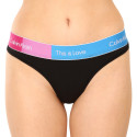 Perizoma da donna Calvin Klein nero (QF7255E-UB1)