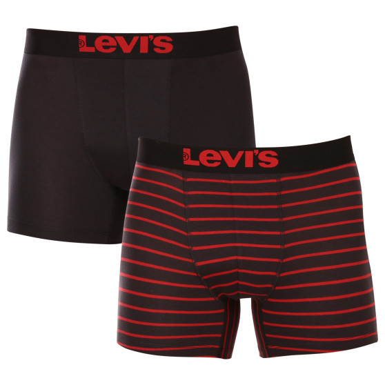 2PACK boxer da uomo Levis nero (905011001 786)