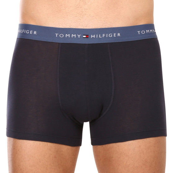 3PACK boxer uomo Tommy Hilfiger blu scuro (UM0UM02763 0S1)