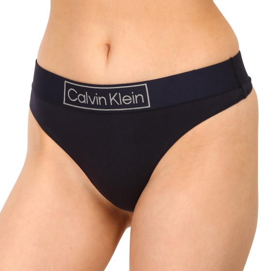 Perizoma donna Calvin Klein blu scuro (QF6774E-CHW)