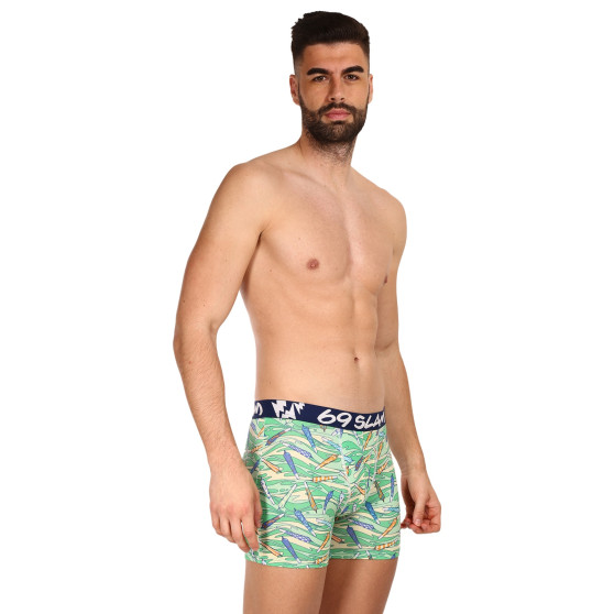 Boxer da uomo 69SLAM fit bambù vegan 420 colton (MPBVGN-BB)