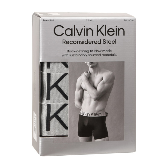 3PACK boxer da uomo Calvin Klein nero (NB3075A-7V1)