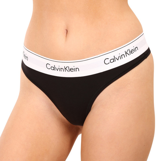 Perizoma da donna Calvin Klein nero (F3786E-001)