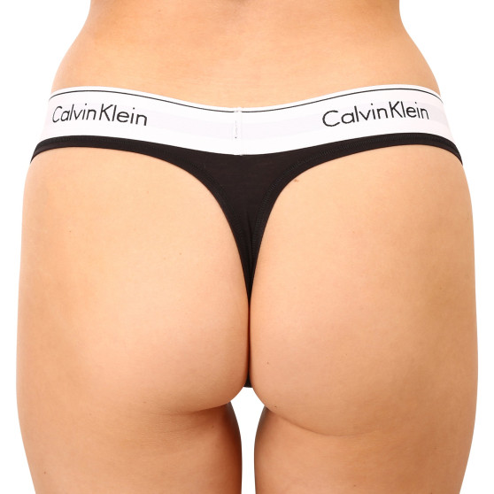 Perizoma da donna Calvin Klein nero (F3786E-001)