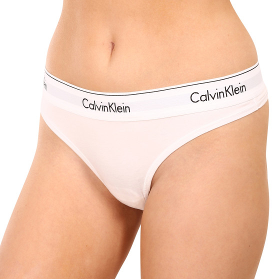 Perizoma donna Calvin Klein bianco (F3786E-100)