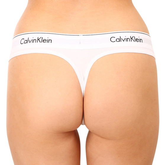 Perizoma donna Calvin Klein bianco (F3786E-100)