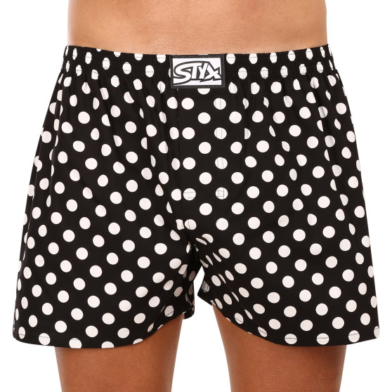 Boxer da uomo Styx art classic rubber polka dots (A1650)