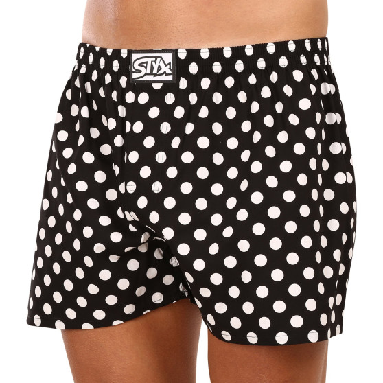 Boxer da uomo Styx art classic rubber polka dots (A1650)