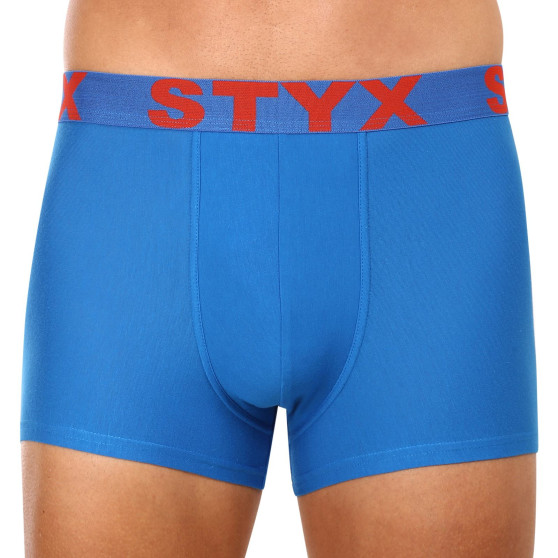 Boxer uomo Styx sport elastico blu (G1167)