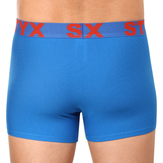 Boxer uomo Styx sport elastico blu (G1167)