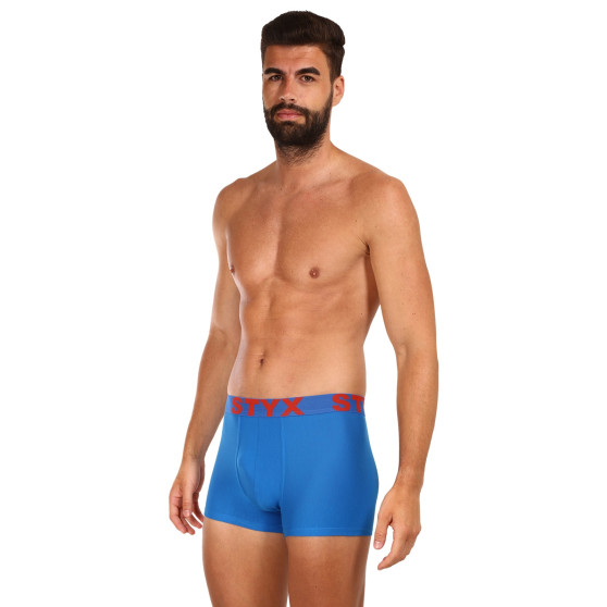 Boxer uomo Styx sport elastico blu (G1167)