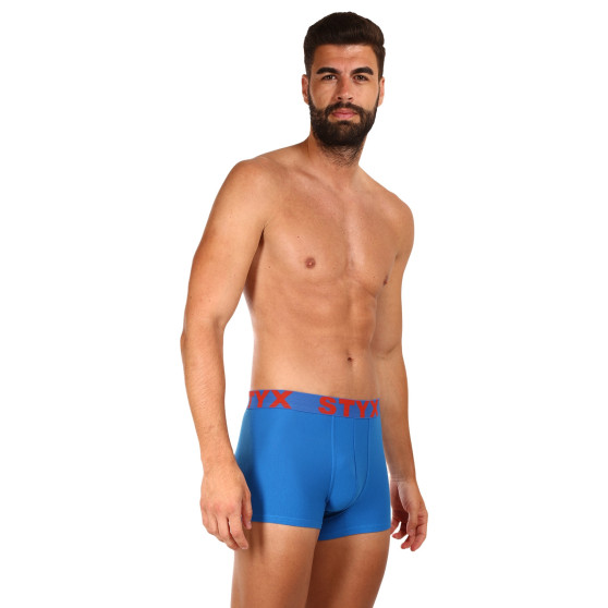 Boxer uomo Styx sport elastico blu (G1167)