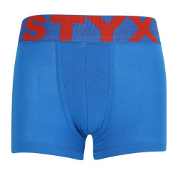 Boxer per bambini Styx elastico sportivo blu (GJ1167)