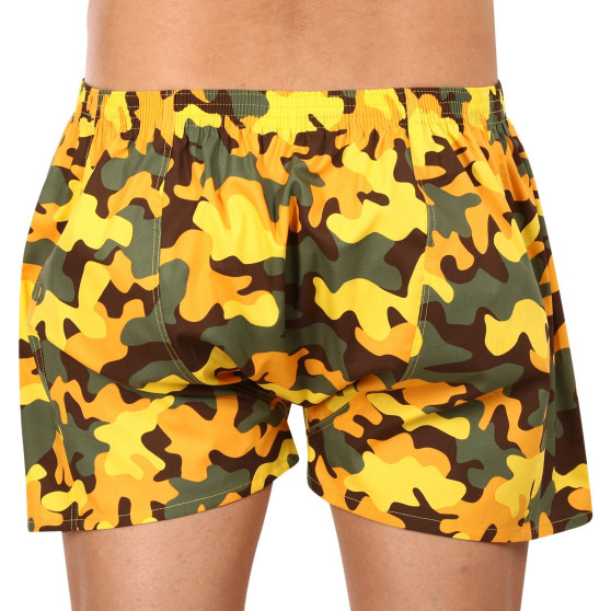 Boxer da uomo Styx art classic rubber oversize camouflage yellow (E1559)