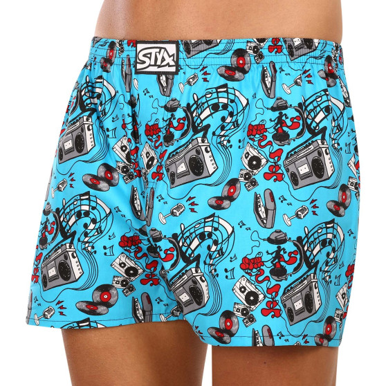 Boxer da uomo Styx art classic rubber oversize music (E1558)