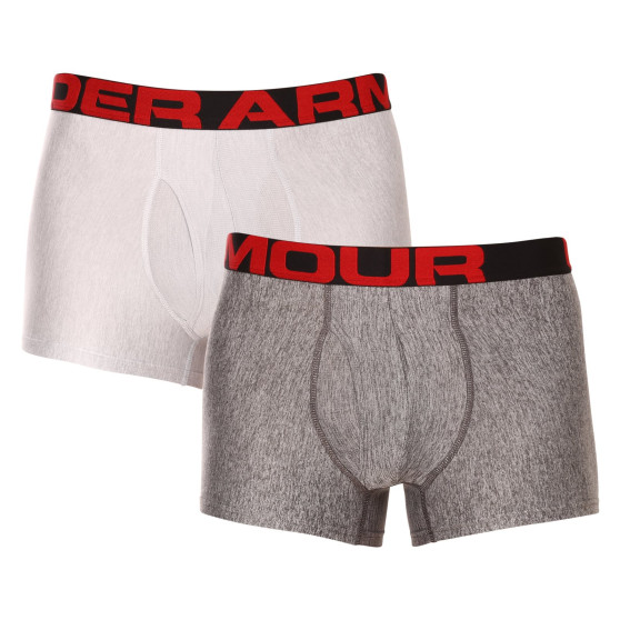 2PACK boxer uomo Under Armour grigio (1363618 011)