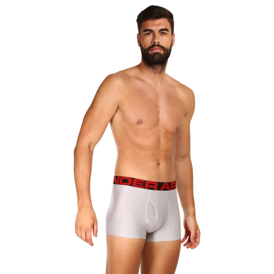 2PACK boxer uomo Under Armour grigio (1363618 011)