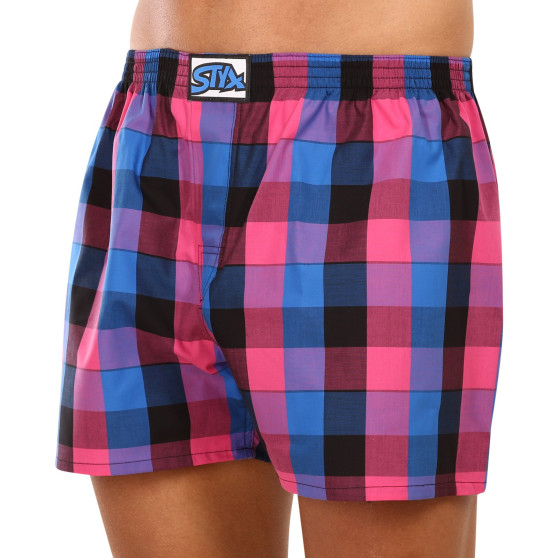 Boxer da uomo Styx classic rubber oversize multicolore (E1008)