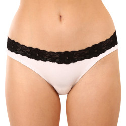 Mutandine da donna Styx con pizzo bianco (IKK1061)