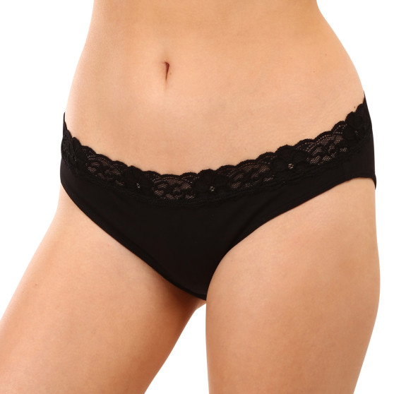 Mutandine da donna Styx con pizzo nero (IKK960)