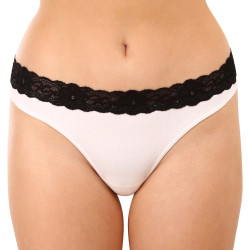 Perizoma da donna Styx con pizzo bianco (ITK1061)