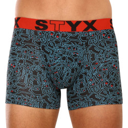 Boxer da uomo Styx lungo arte sport gomma scarabocchio (U1256)