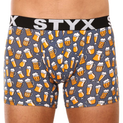 Uomo boxer Styx lungo arte sport gomma birra (U1357)