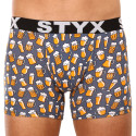 Uomo boxer Styx lungo arte sport gomma birra (U1357)