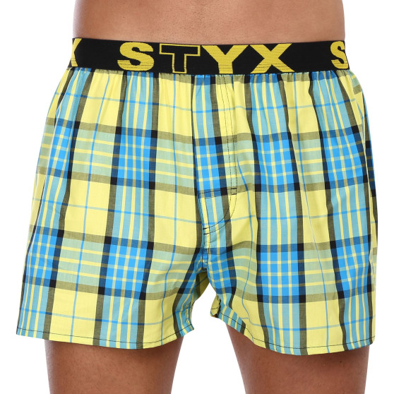 Boxer da uomo Styx sport elastico multicolore (B1002)