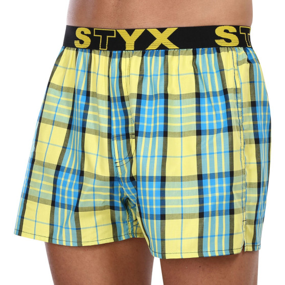 Boxer da uomo Styx sport elastico multicolore (B1002)