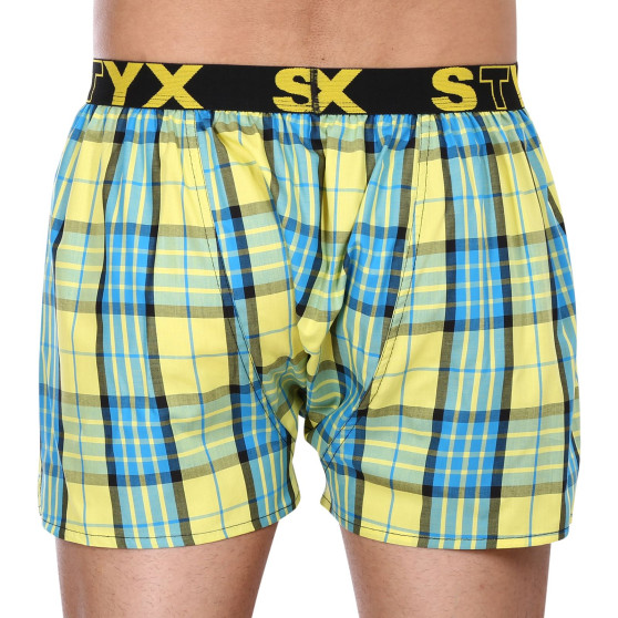 Boxer da uomo Styx sport elastico multicolore (B1002)