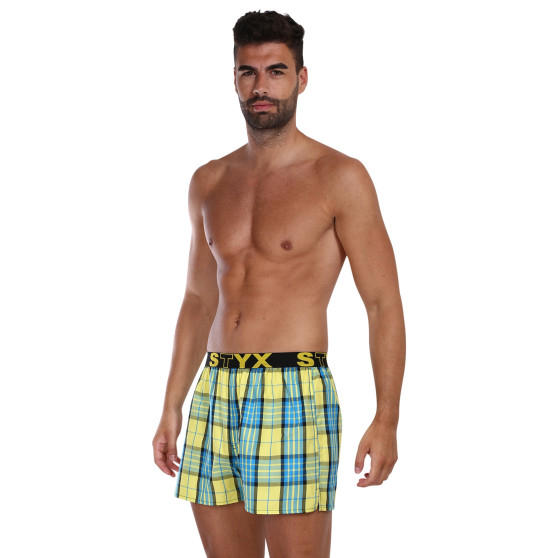 Boxer da uomo Styx sport elastico multicolore (B1002)