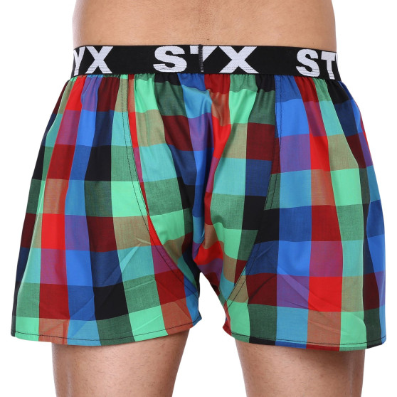 Boxer da uomo Styx sport elastico multicolore (B1007)