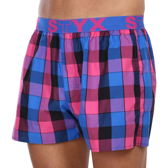 Boxer da uomo Styx sport elastico multicolore (B1008)