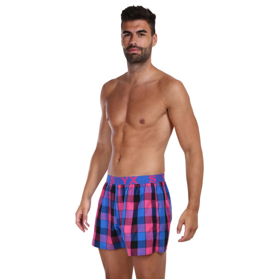 Boxer da uomo Styx sport elastico multicolore (B1008)