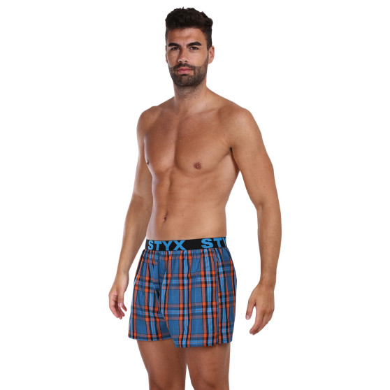 Boxer da uomo Styx sport elastico multicolore (B1010)