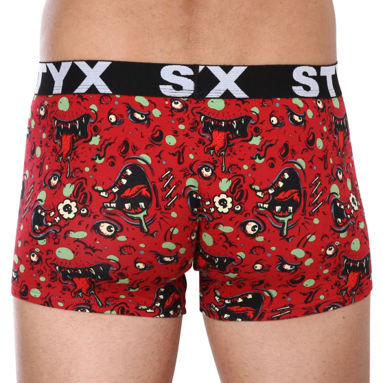 Boxer da uomo Styx arte sport gomma zombie (G1451)