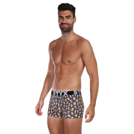 Boxer da uomo Styx arte sport gomma birra (G1357)