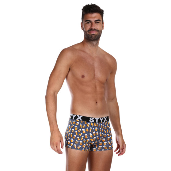 Boxer da uomo Styx arte sport gomma birra (G1357)