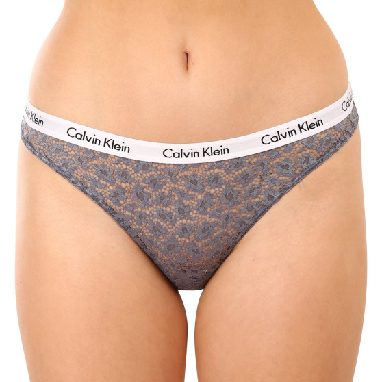 3PACK mutandine donna Calvin Klein oversize multicolore (QD3975E-BP7)