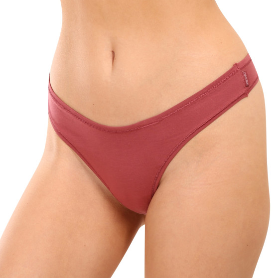 Perizoma da donna Calvin Klein rosa (QD3954E-VLL)