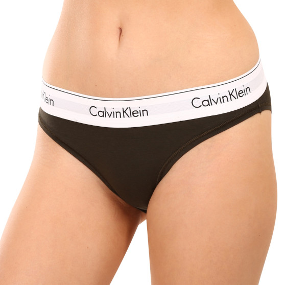 Mutandine da donna Calvin Klein verde scuro (F3787E-9MD)