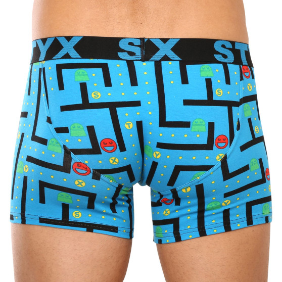 Uomo boxer Styx lungo arte sport gioco gomma (U1259)