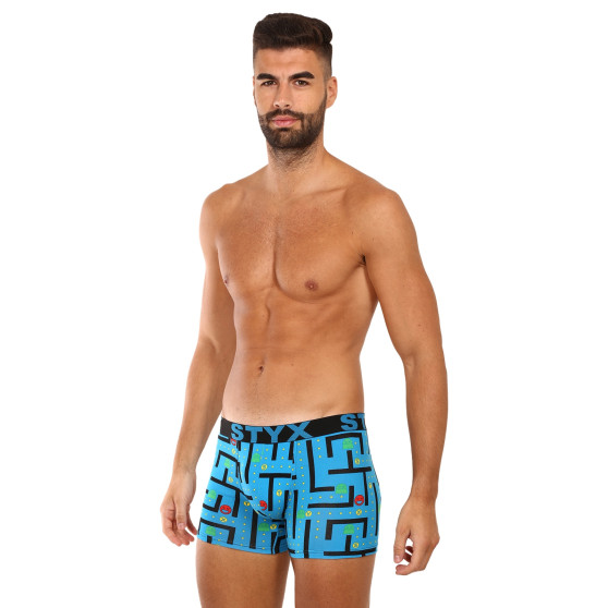 Uomo boxer Styx lungo arte sport gioco gomma (U1259)