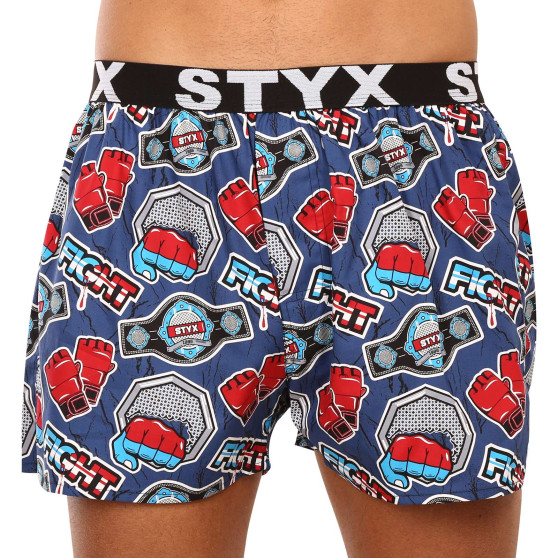 Boxer da uomo Styx arte sport lotta gomma (B1556)