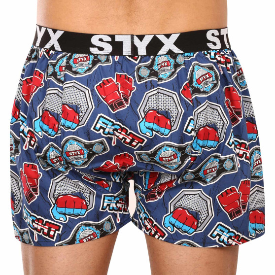 Boxer da uomo Styx arte sport lotta gomma (B1556)